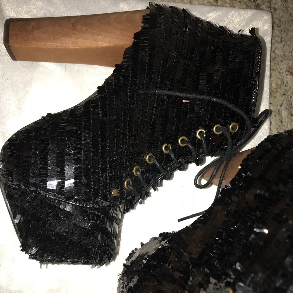 Jeffrey Campbell lita heeled boots size 6.5